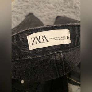 Black Zara shorts